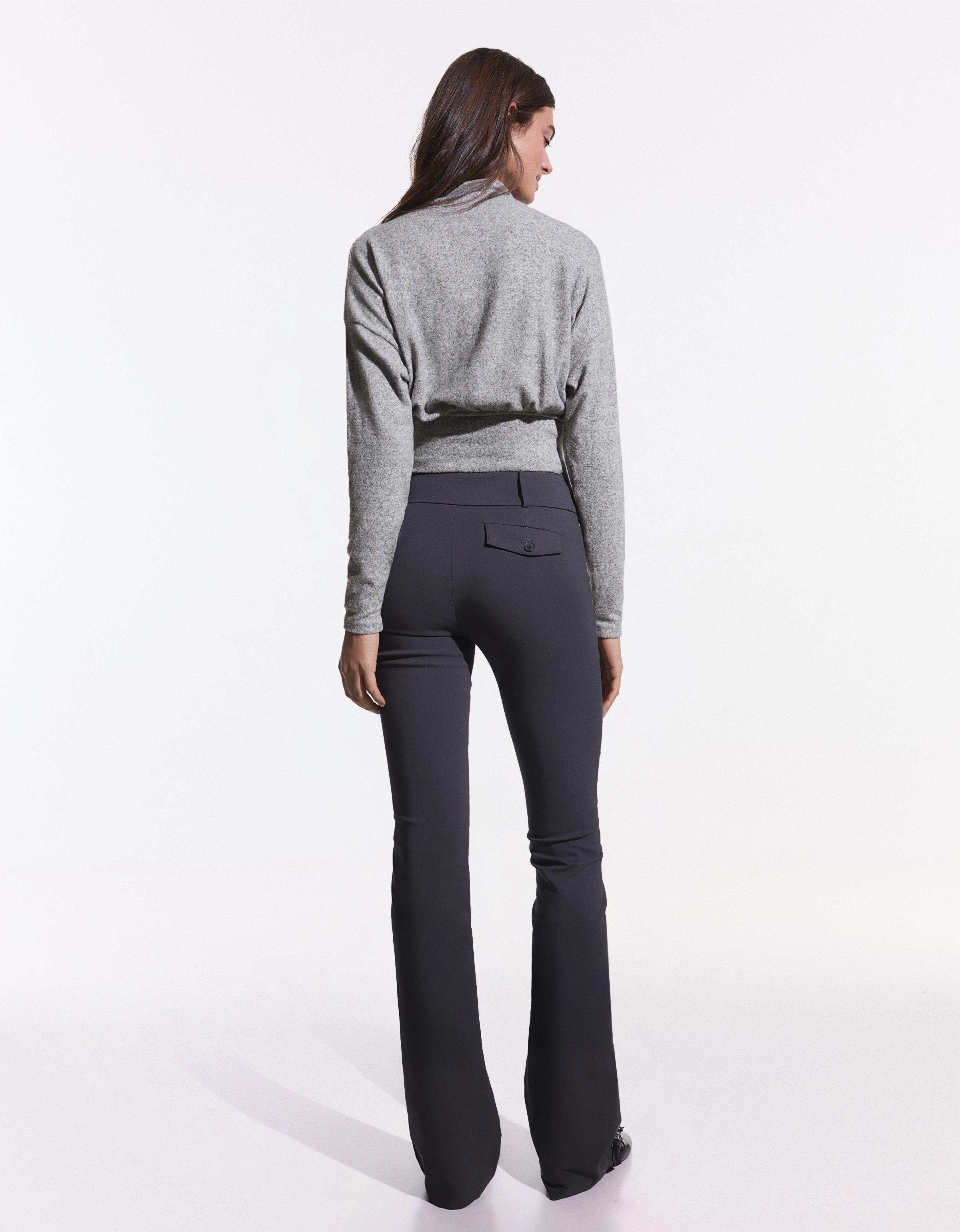 Mock neck jumper