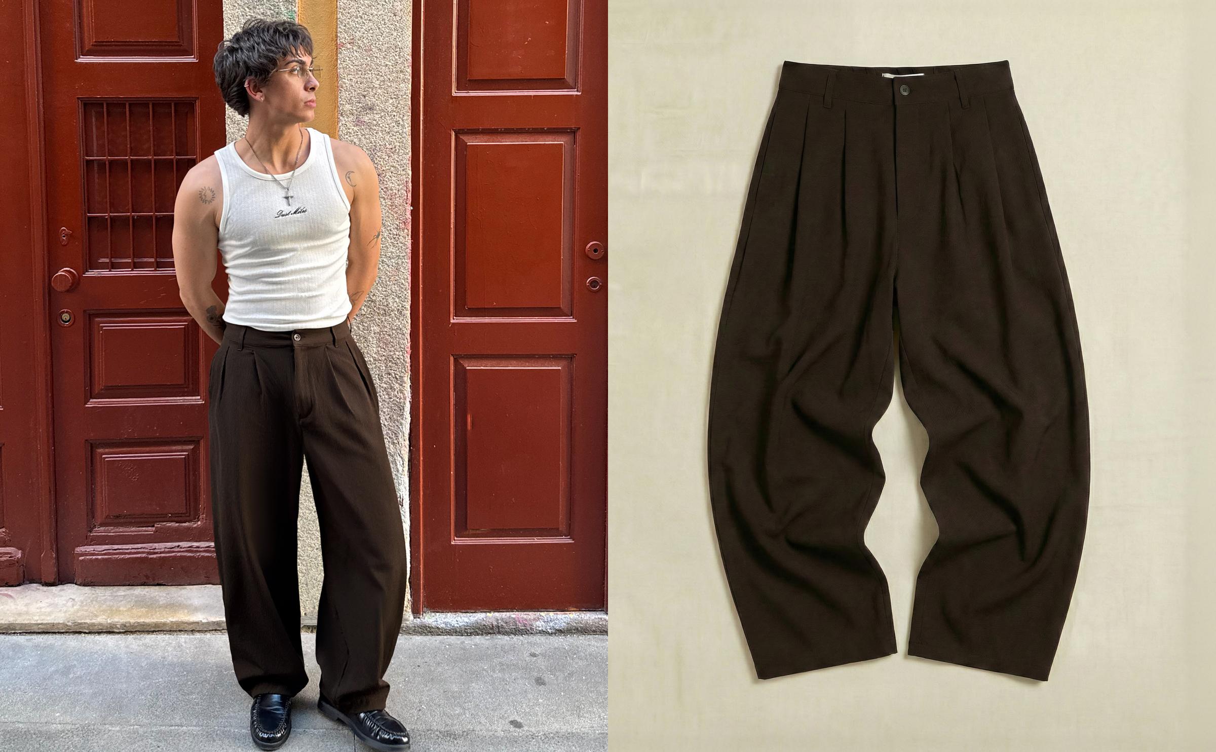 Piliseli superbaggy jogger fit pantolon - Görsel 18