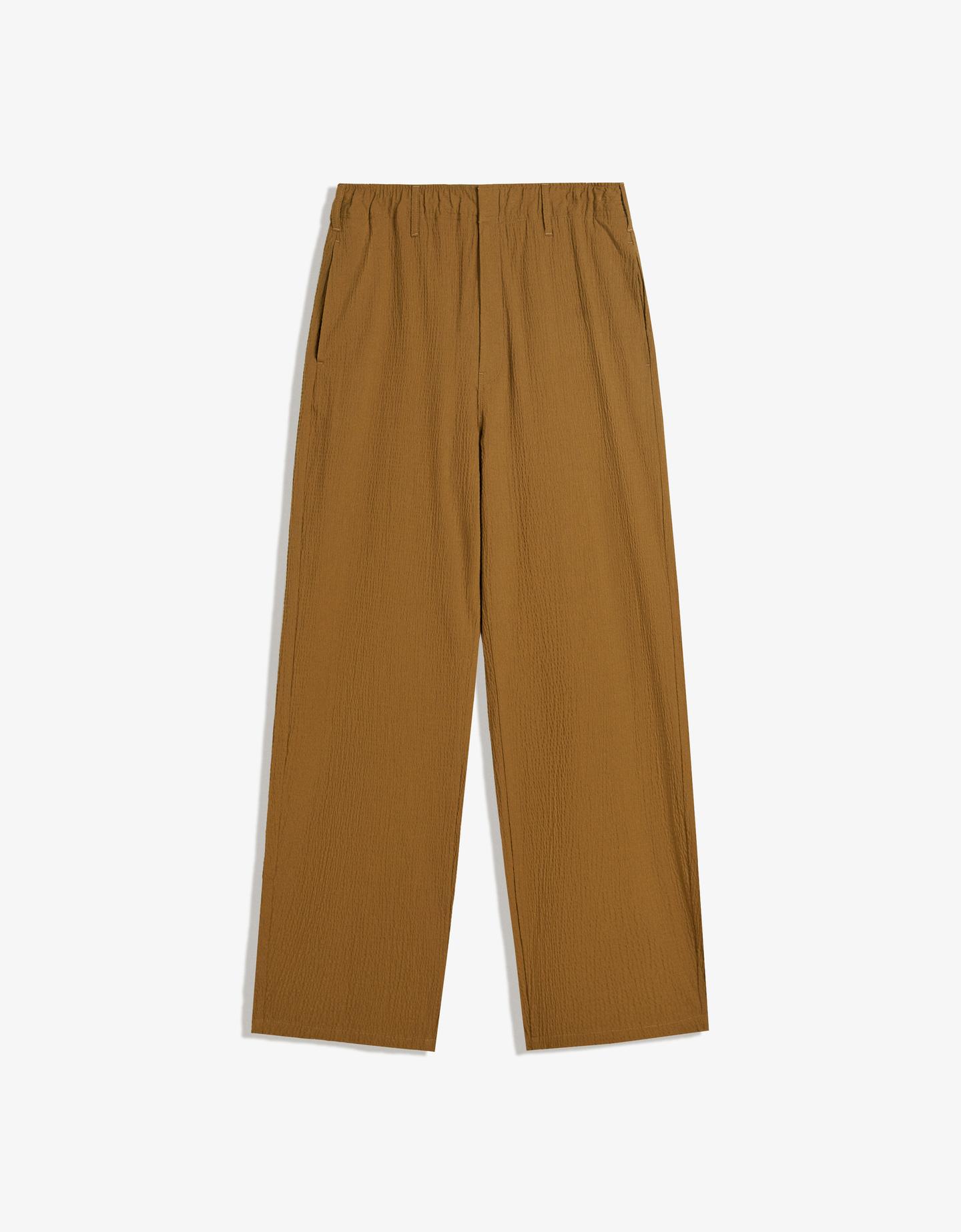Bershka Pantalón Balloon Hombre Xl Marrón