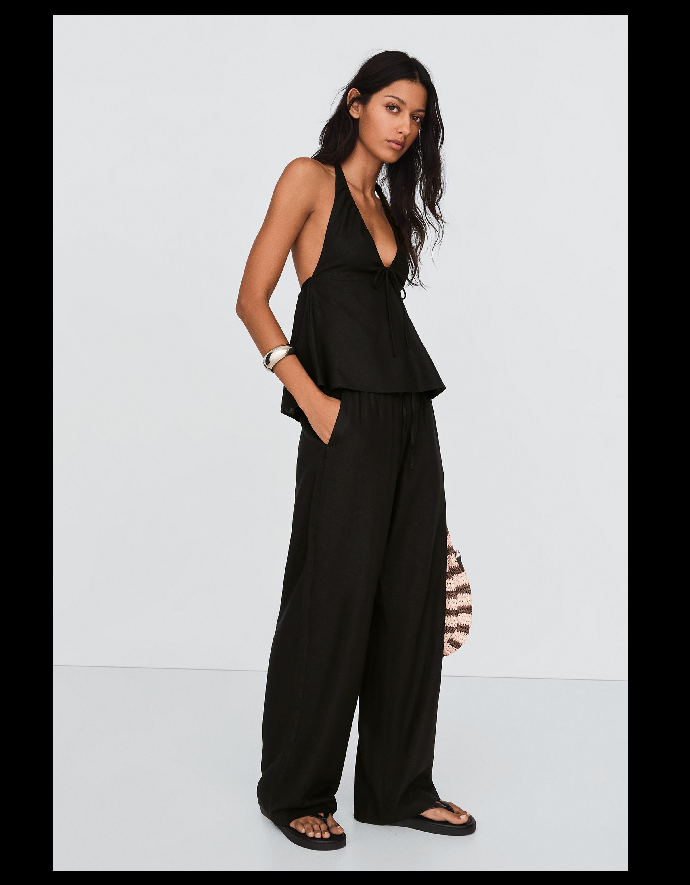 Beli lastikli pantolon - Görsel 75