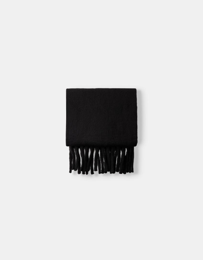 Bufanda lisa-Negro