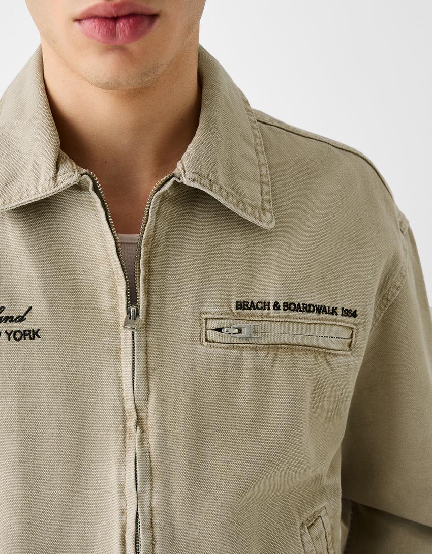 جاكيت بقصّة مربعة-كريمي-5