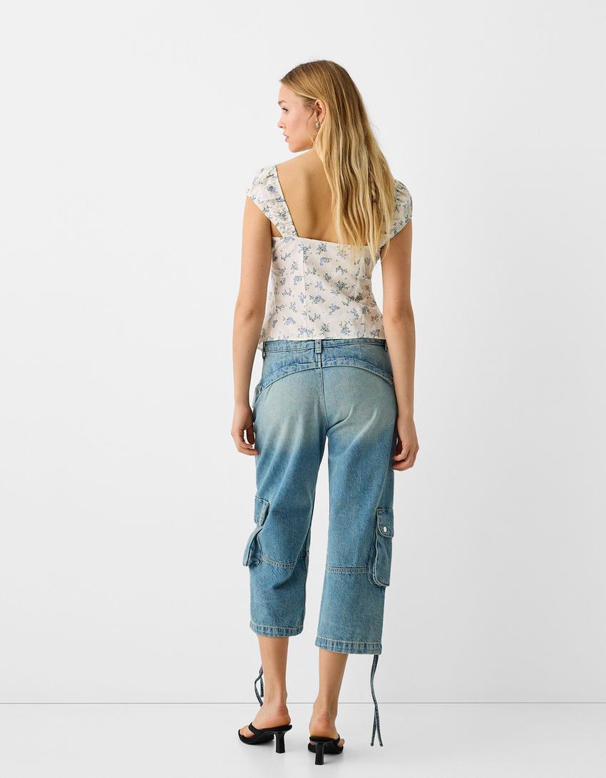 قميص كروب بتفصيل ربطة-متعدد الألوان-1