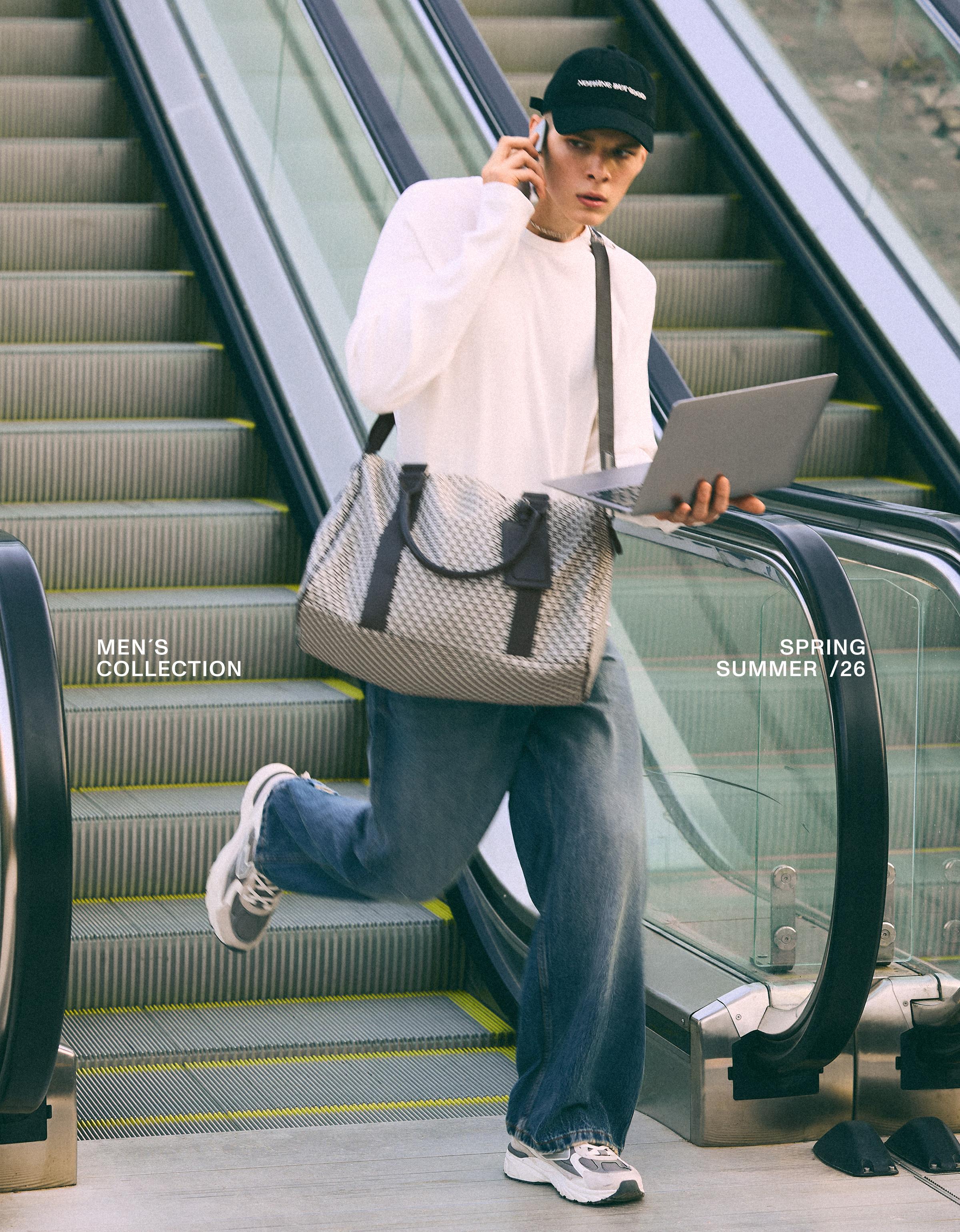 Monogram travel bag — Mixed gray