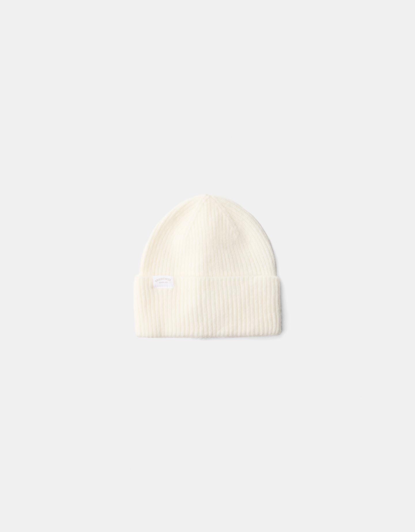 Bershka Gorro Rib Mujer Crudo