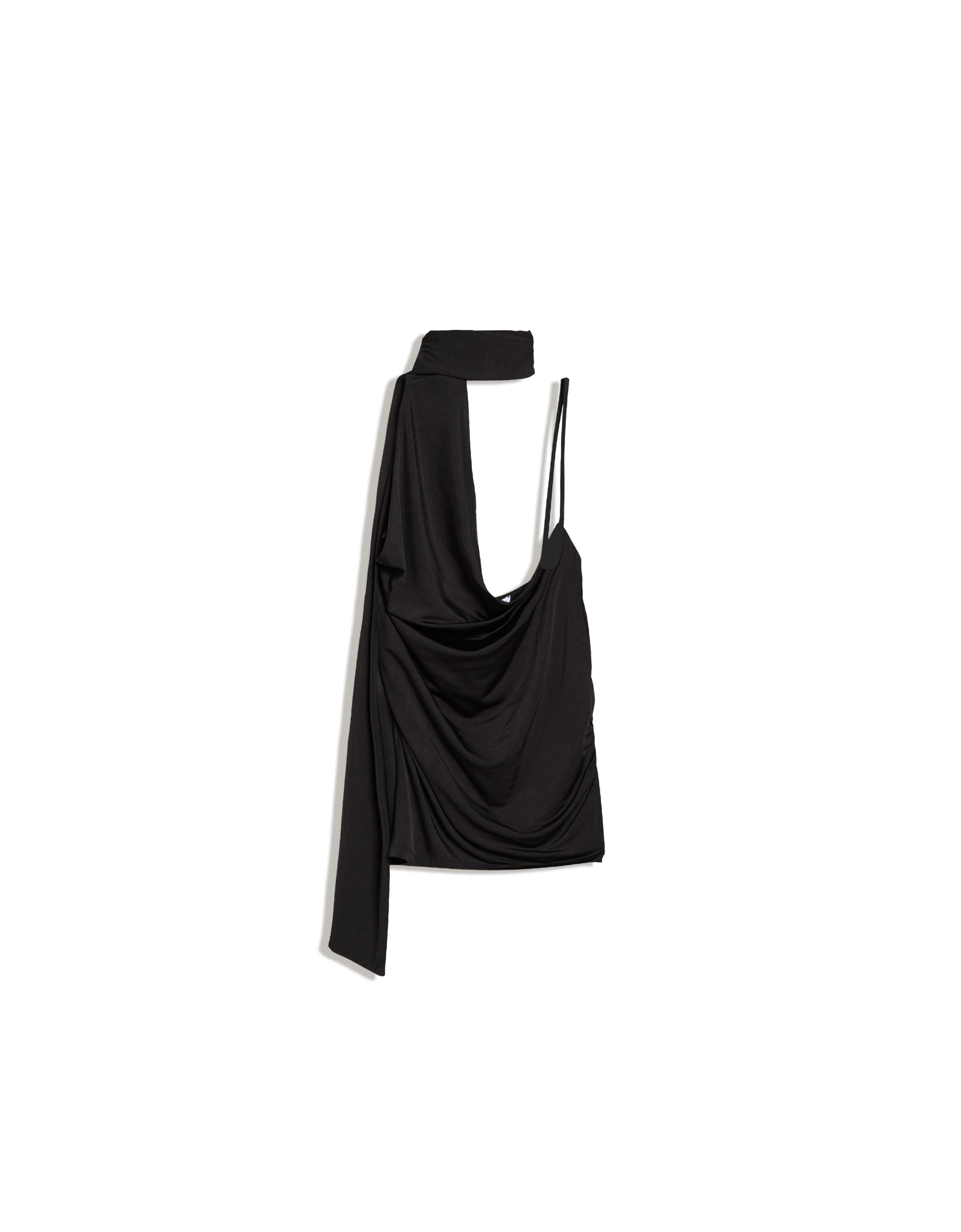 Asymmetric kerchief top