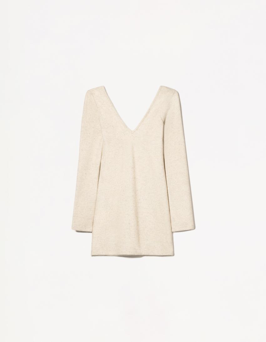 Vestido mini escote pico-Arena-3