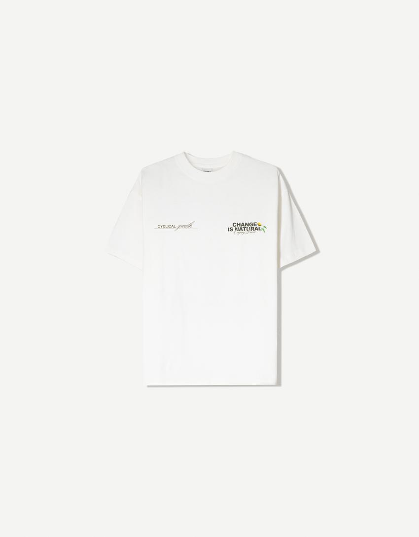 Maglietta Donna Oversize Estiva - T-Shirt Larga Maniche Corte In Poliestere Ed Elastan - Foto 9