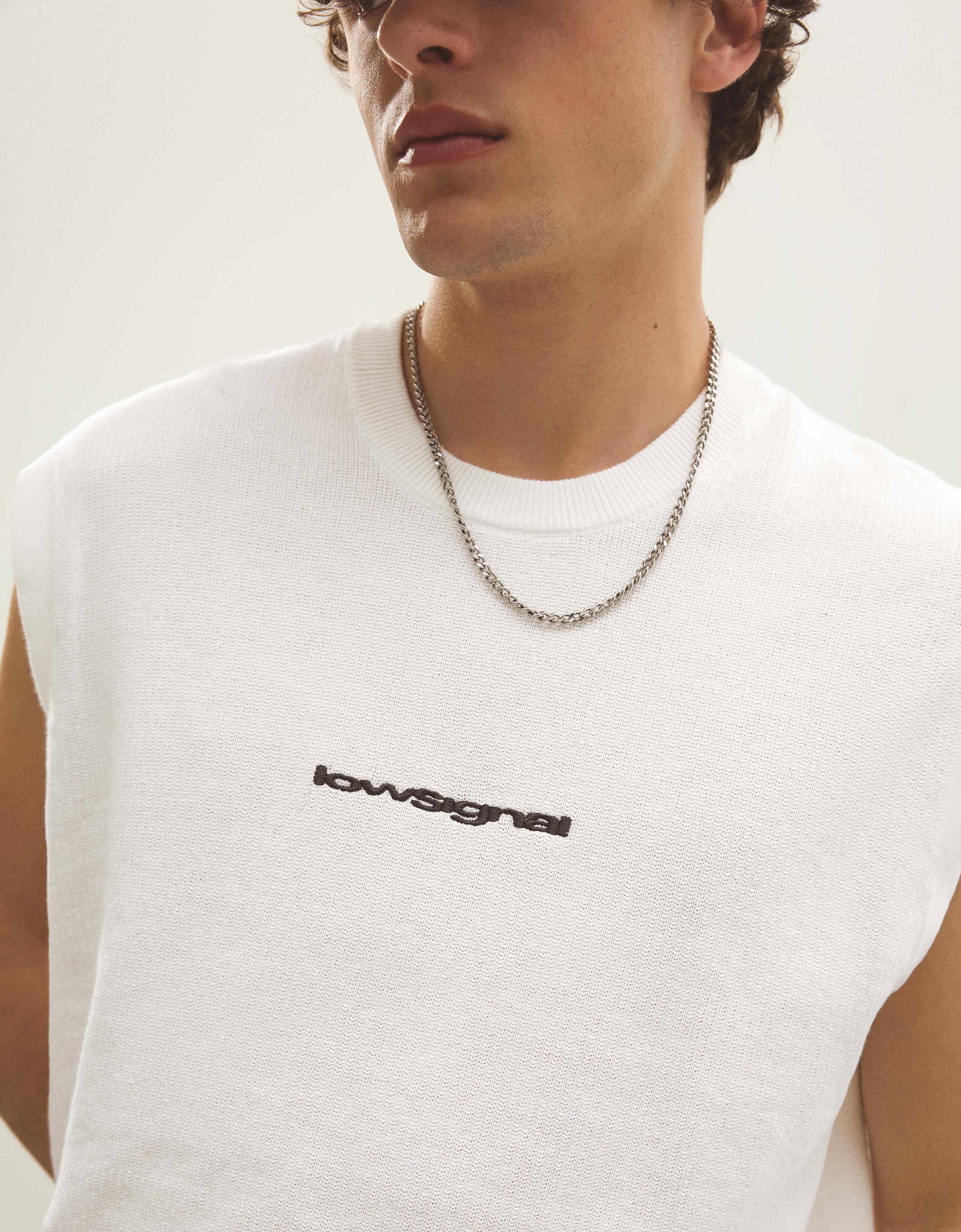 Bershka Nakışlı kolsuz tişört görsel 6