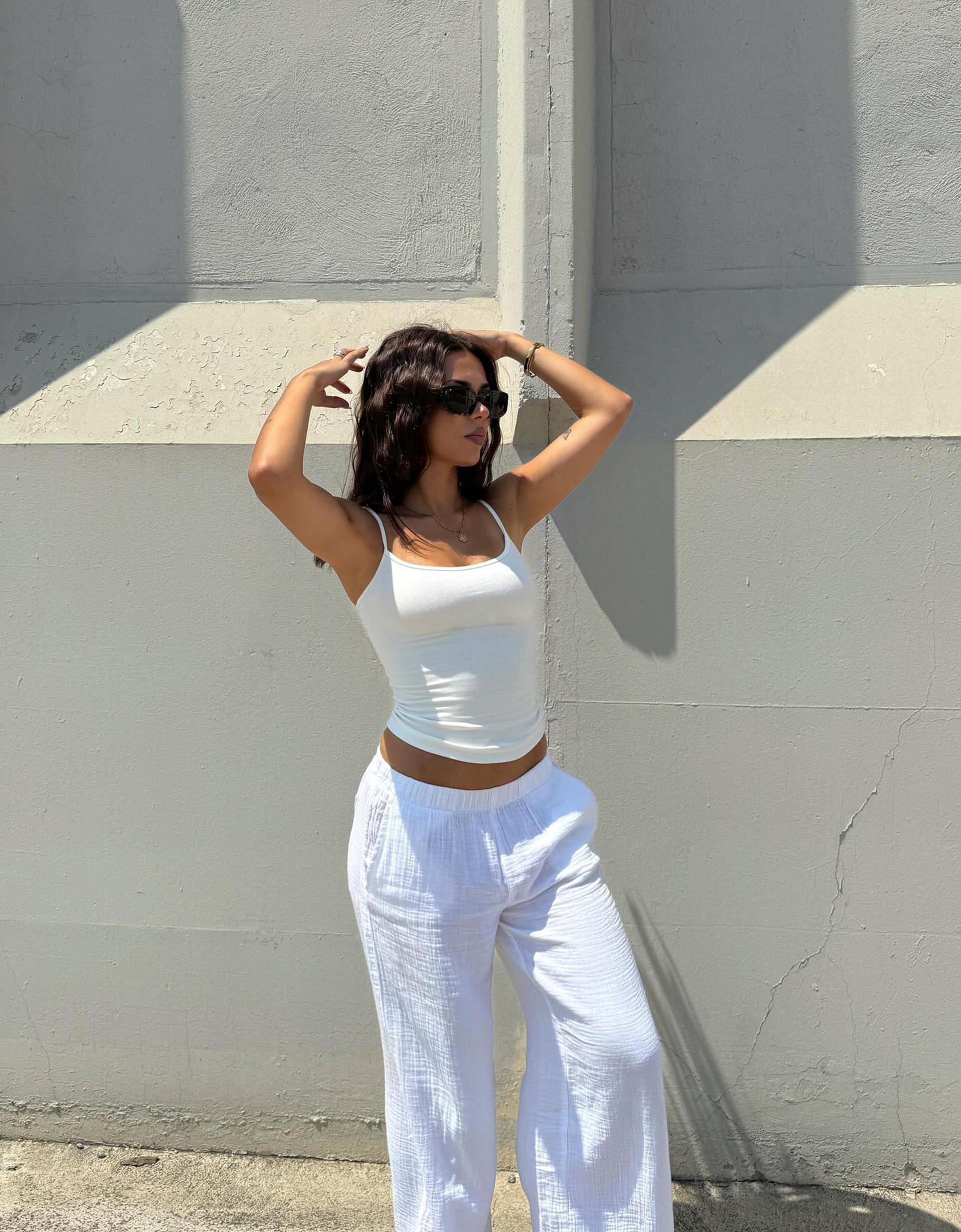 Lazo Top Cropped De Tirantes Bershka Bershka Shorts Vaqueros Light