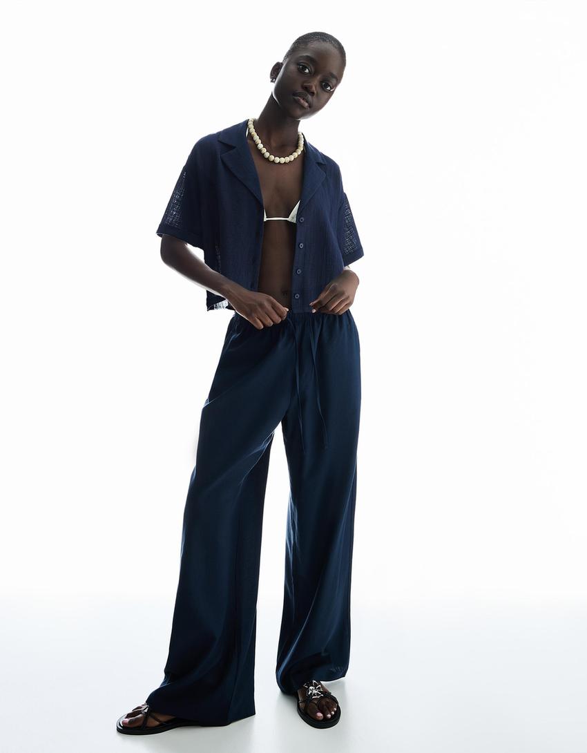 Rustic shirt and trousers set-Rustic shirt and trousers set