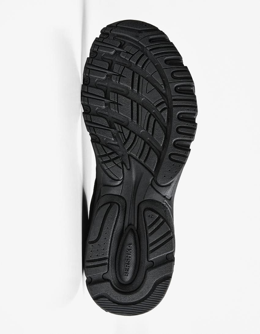 Sneakers multielementi-Nero