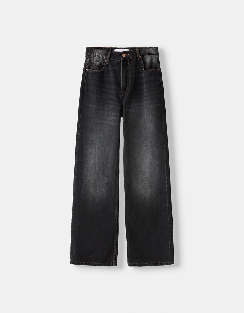 Jeans baggy-Negro