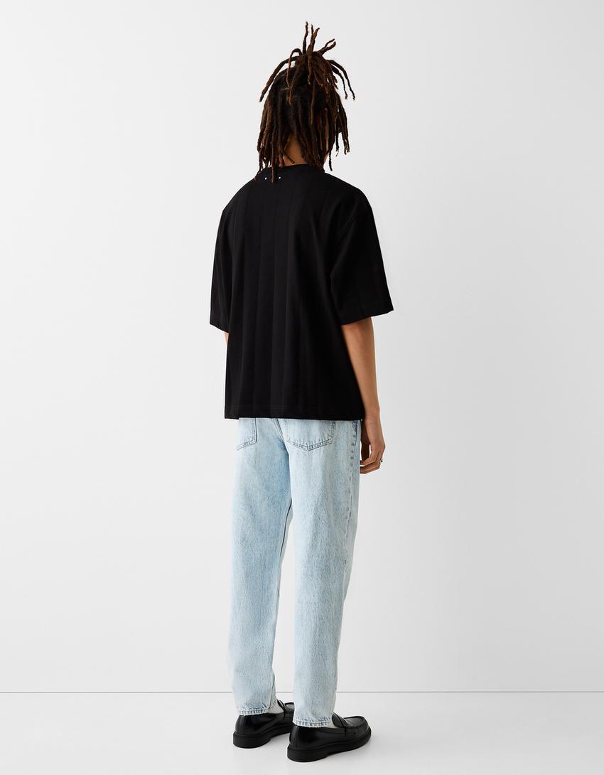 Jeans straight-Azul claro-2