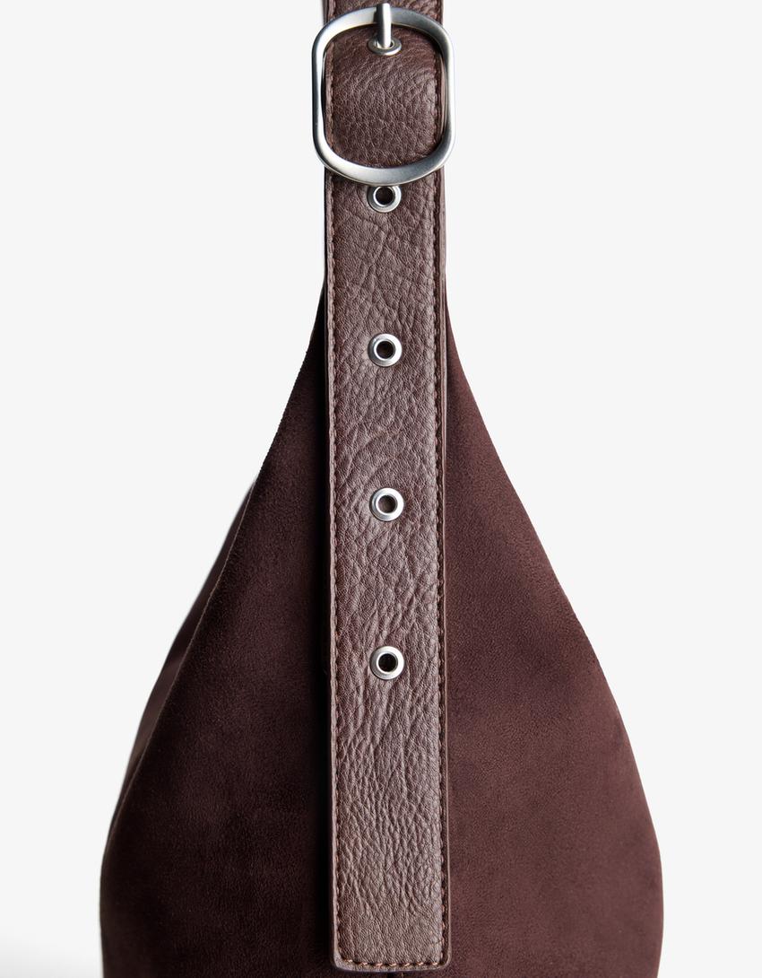 Tas met gespen-Bruin