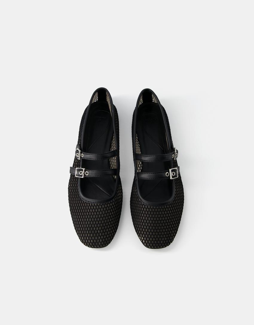 Sabrina mesh fivelas-Preto-5