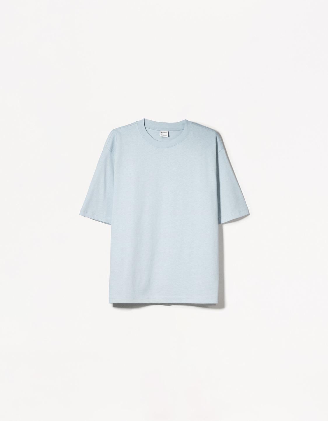 Oversize short sleeve heavy cotton T-shirt