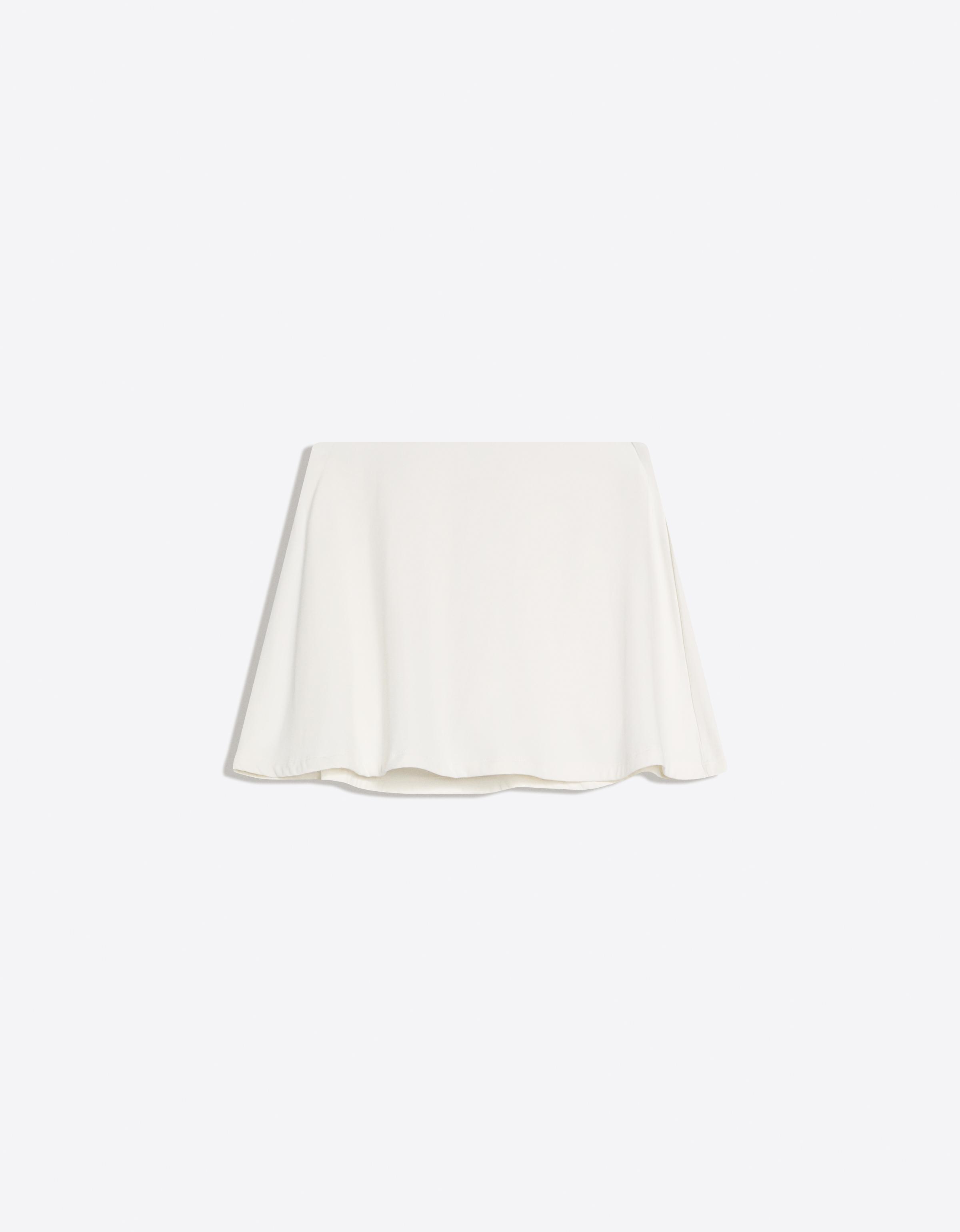 Mini kloş şort etek - Görsel 9