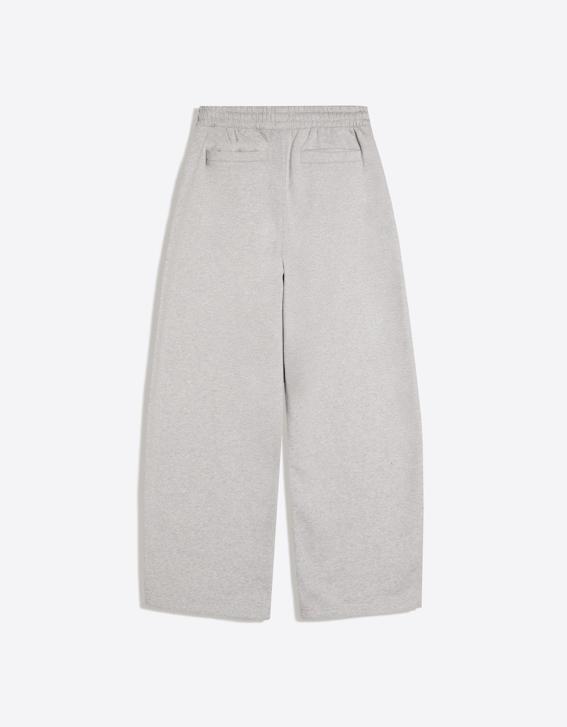 Napped balloon trousers — Grey
