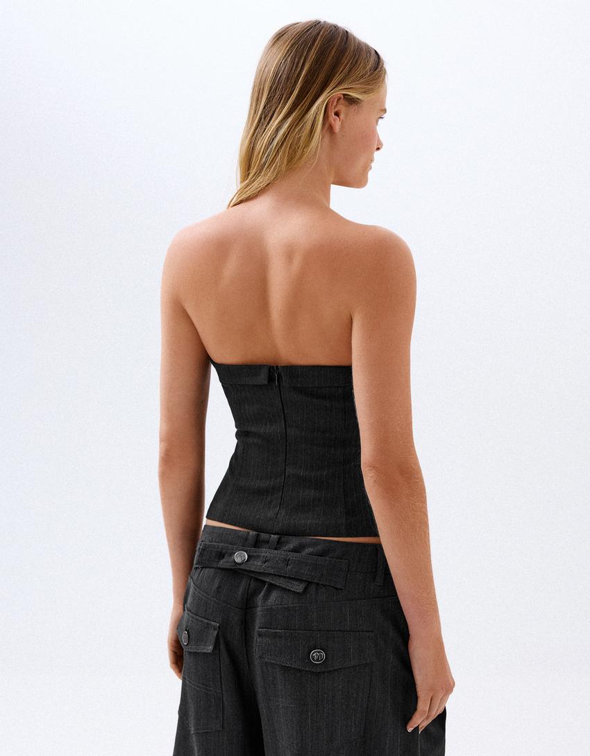 Bandeau top-Dark grey