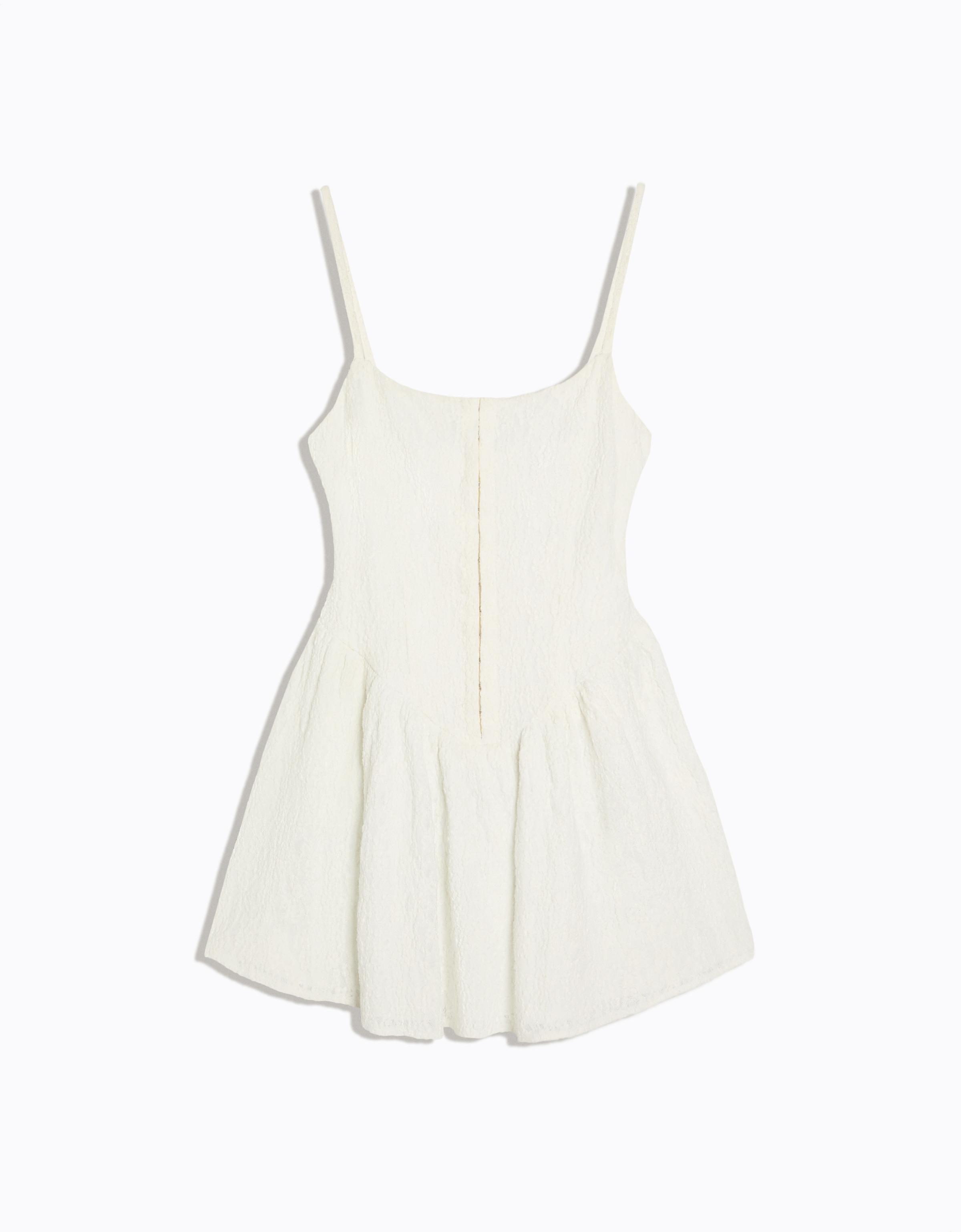 Rustic corset mini dress