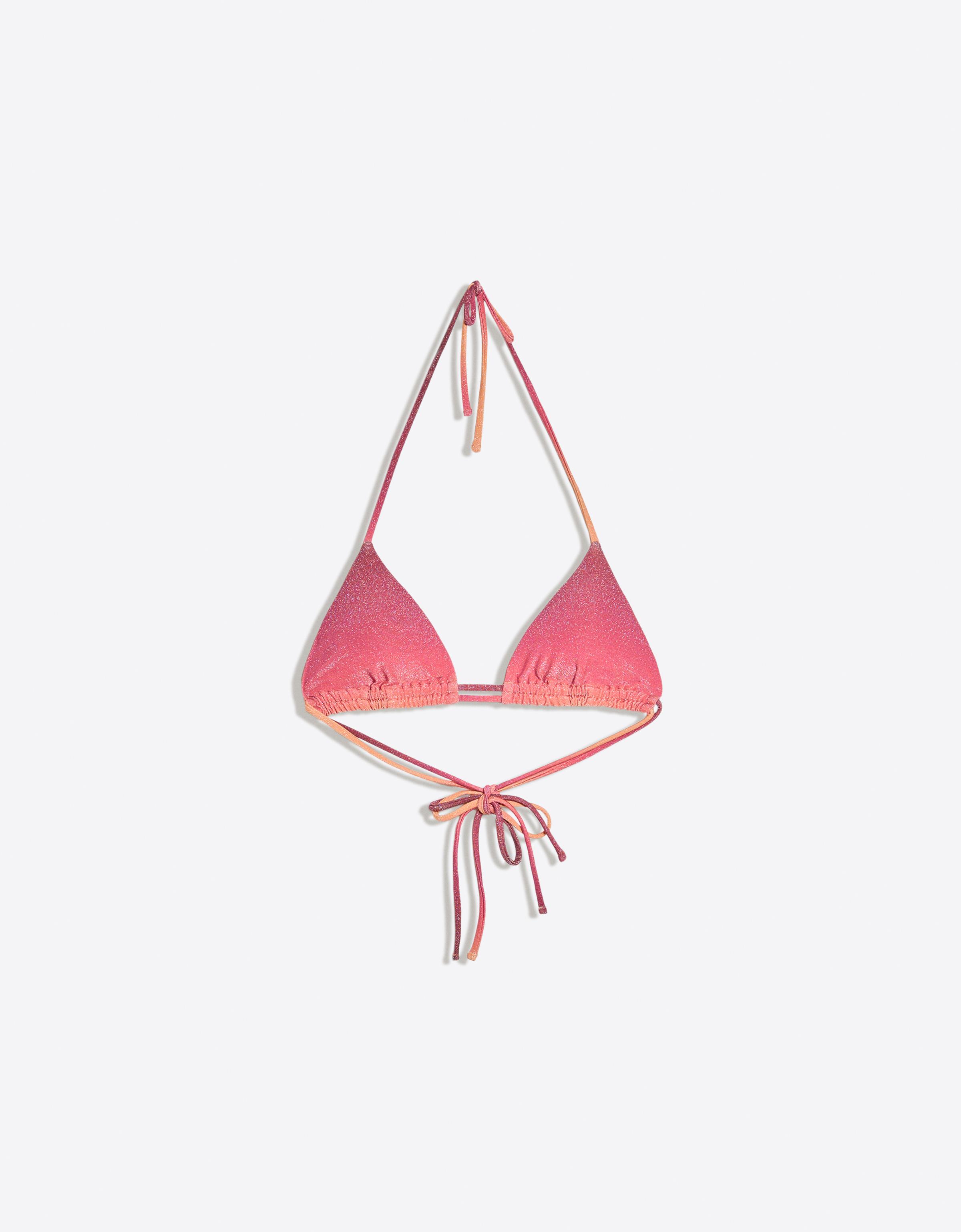 Triangle bikini top — Orange