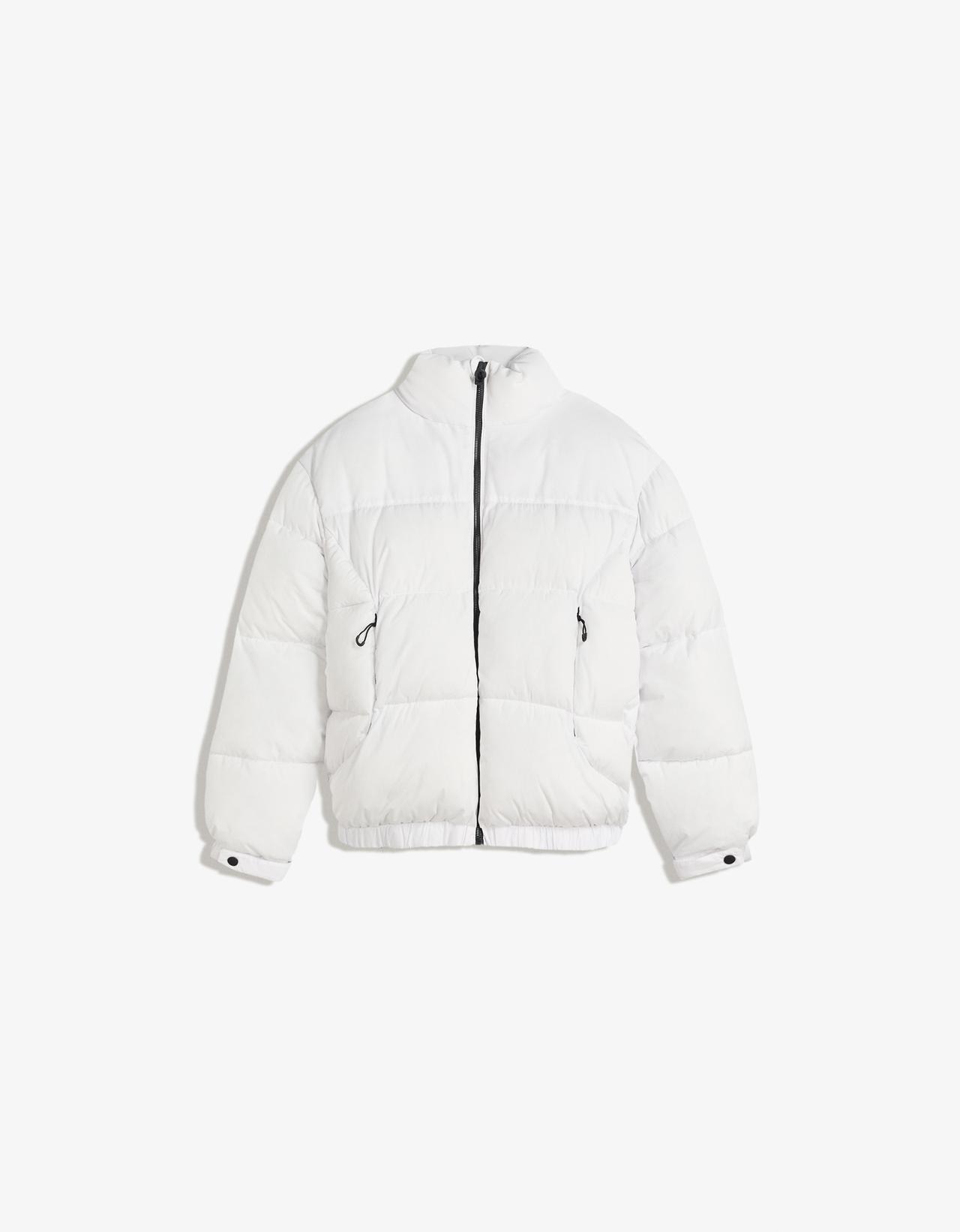 Technical puffer jacket — White