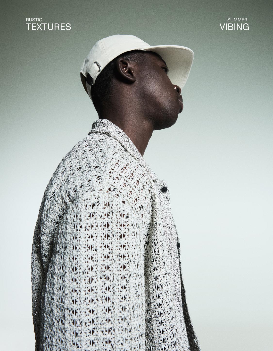 Short sleeve crochet shirt