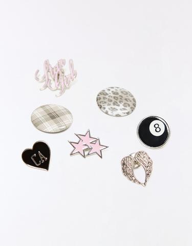 Pack of assorted pins — Pink 2