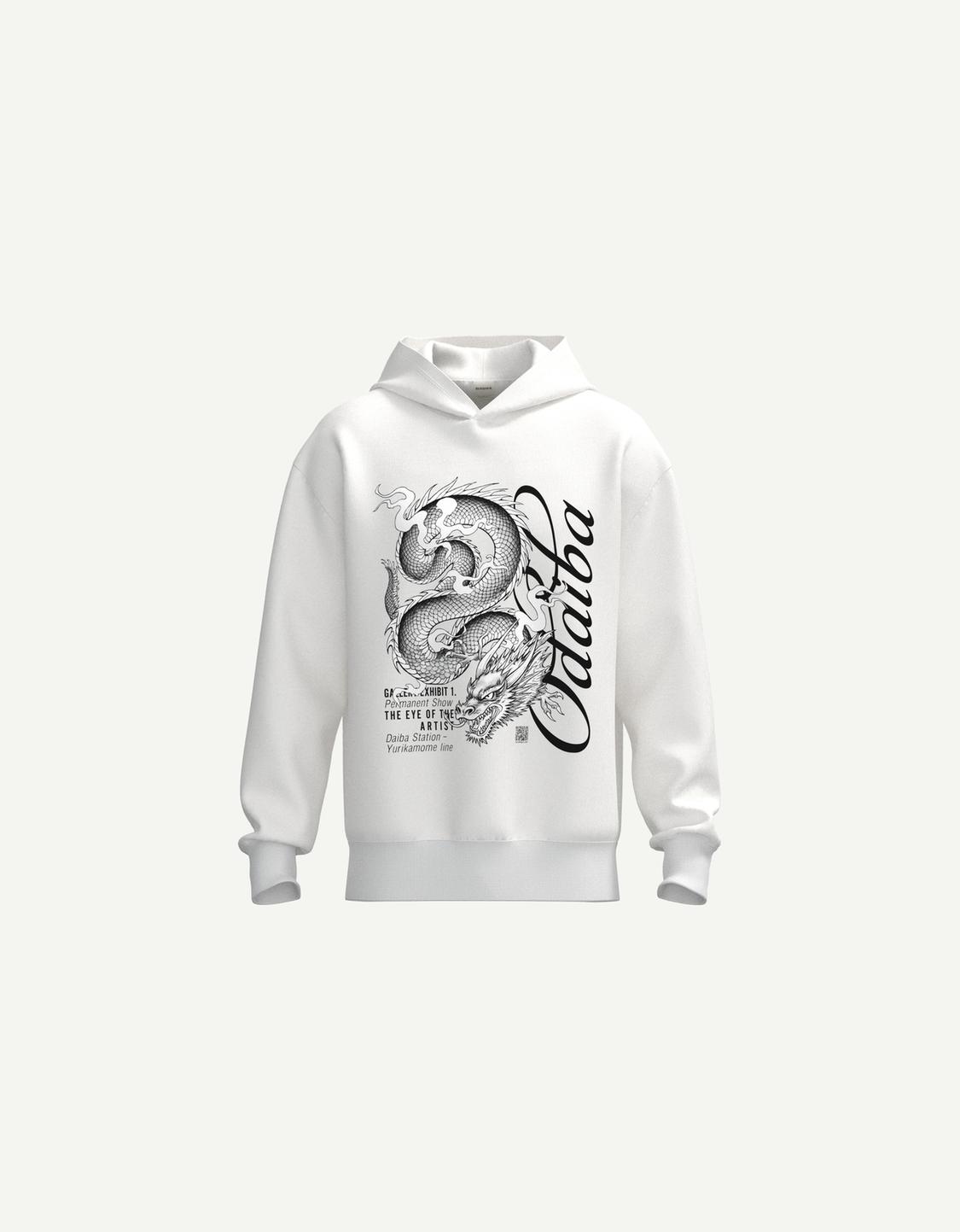 Sweatshirt Boxy fit dragão filtro digital