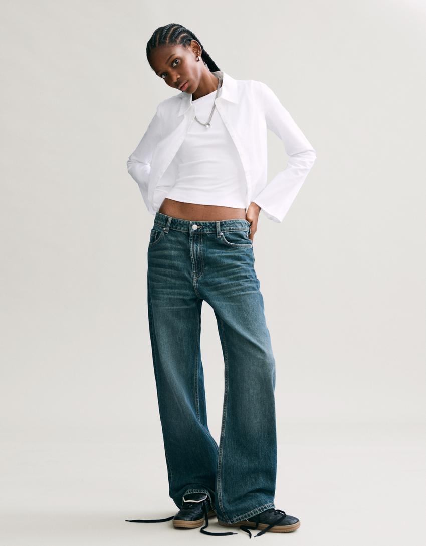 Baggy Jeans Jeans Femminile Baggy Jean Jeans Retailer Lunghi Donna