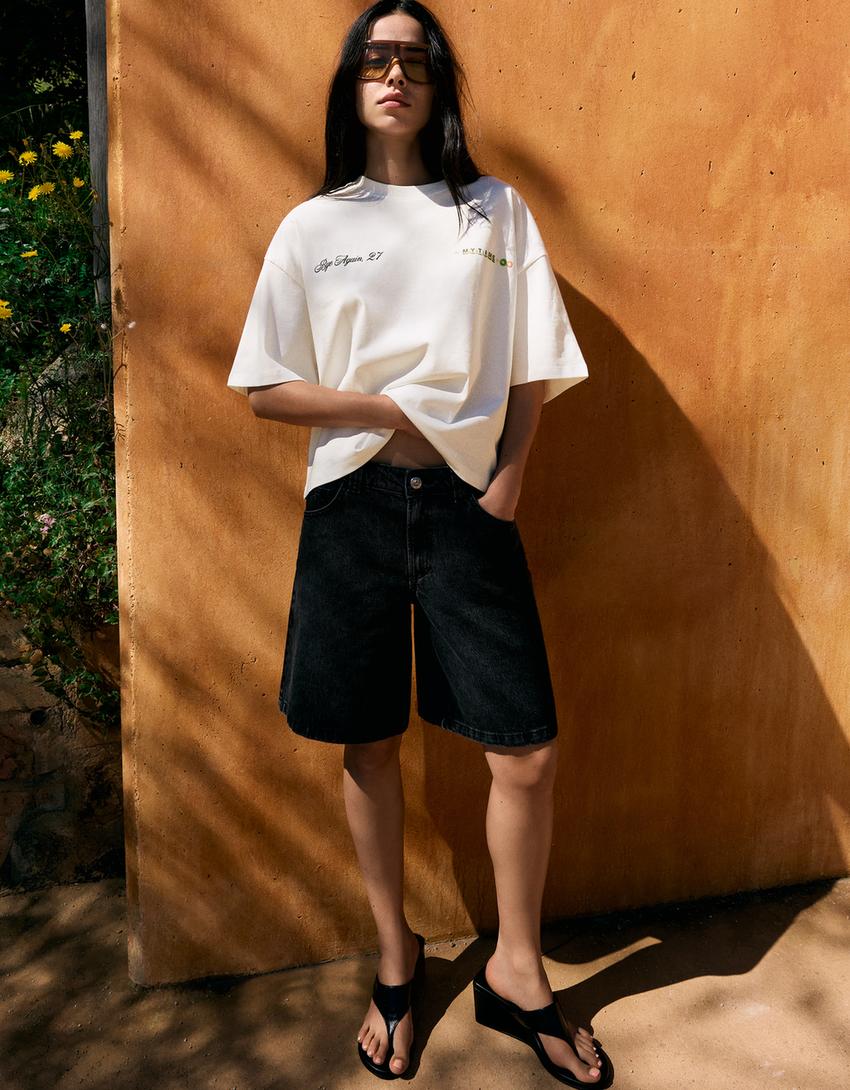 Short sleeve T-shirt-Off white