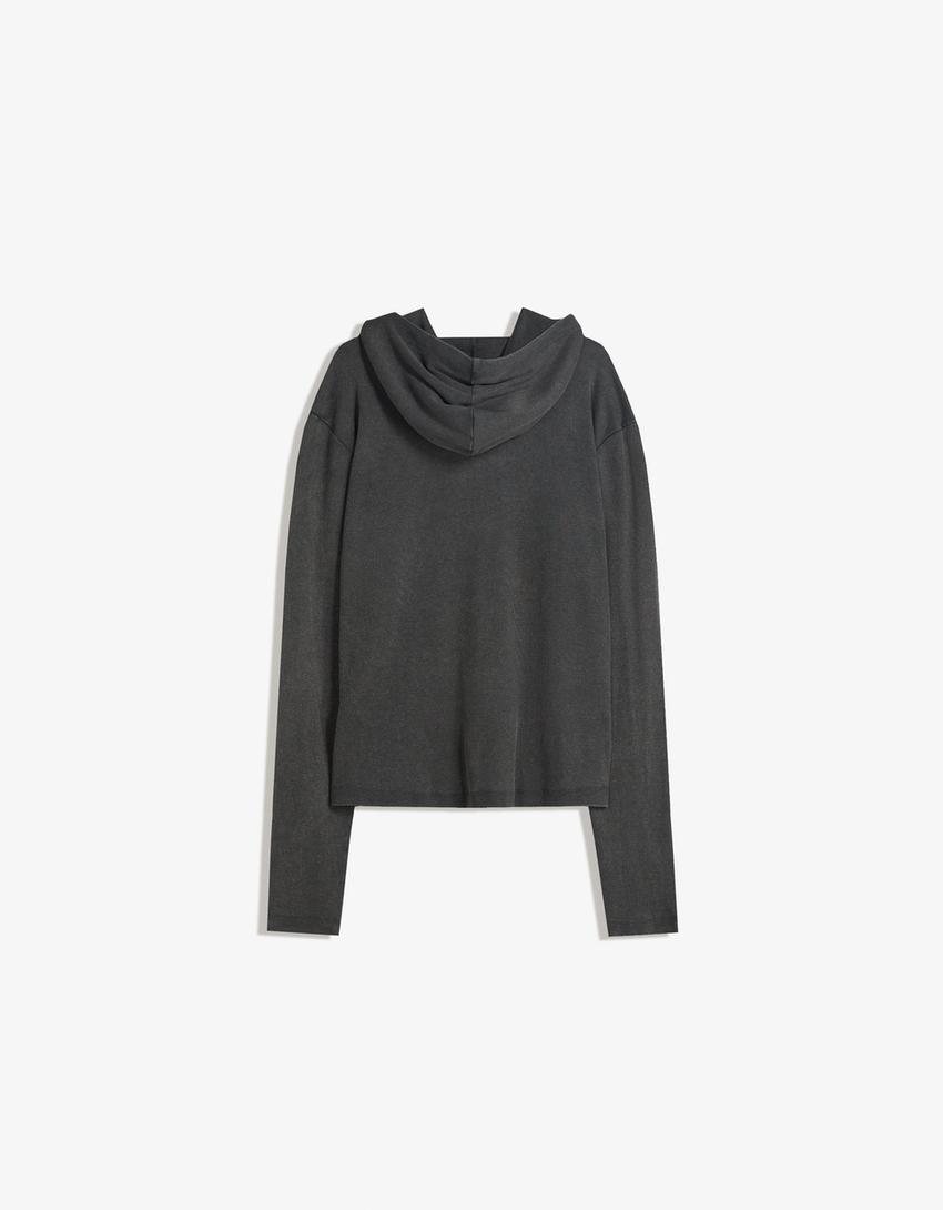 Sweat Von Dutch zippé-Gris-5