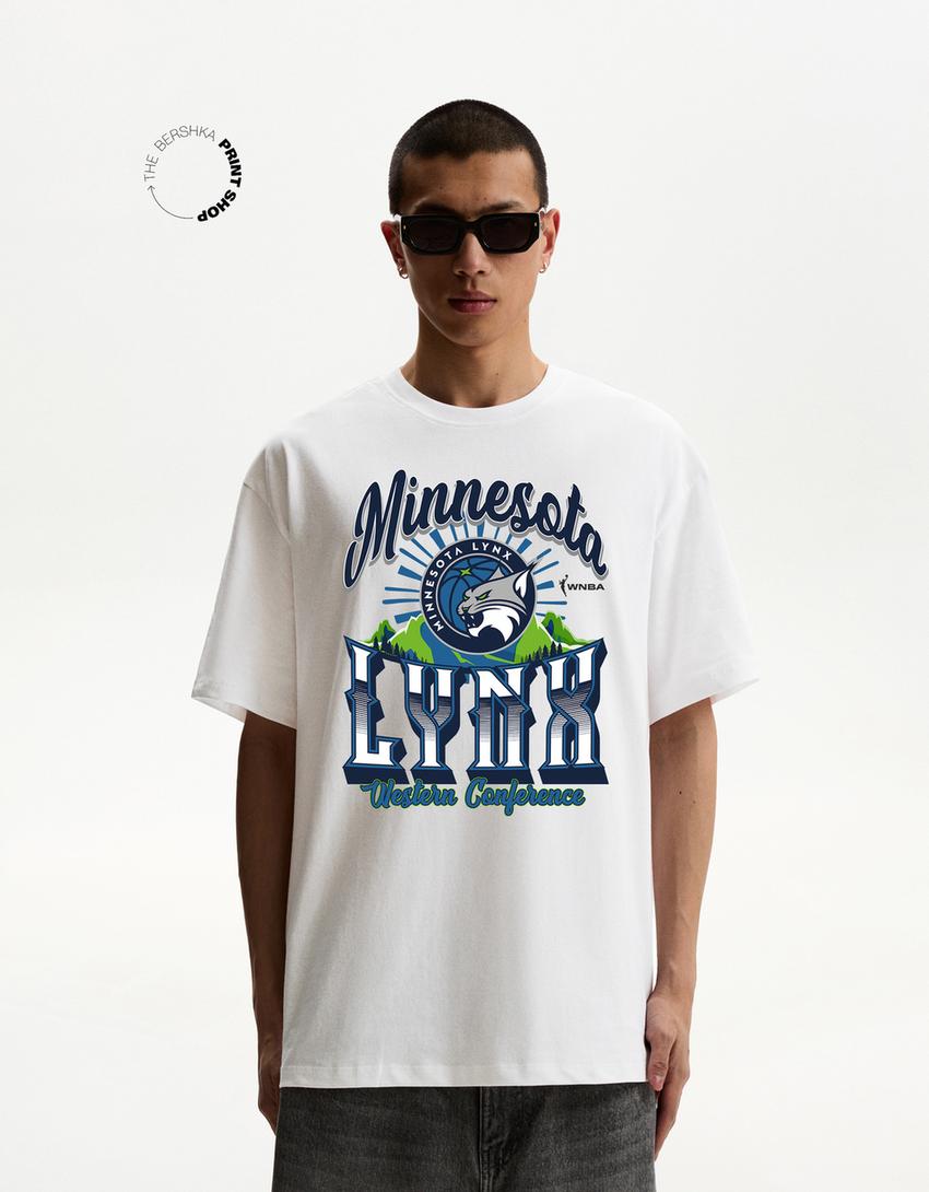 WNBA Minnesota Lynx short-sleeve T-shirt-Off white