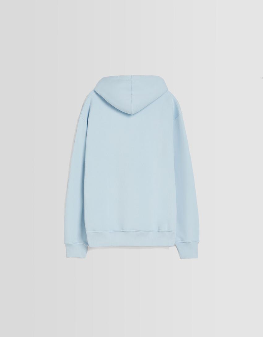Hoodie-Light blue-5