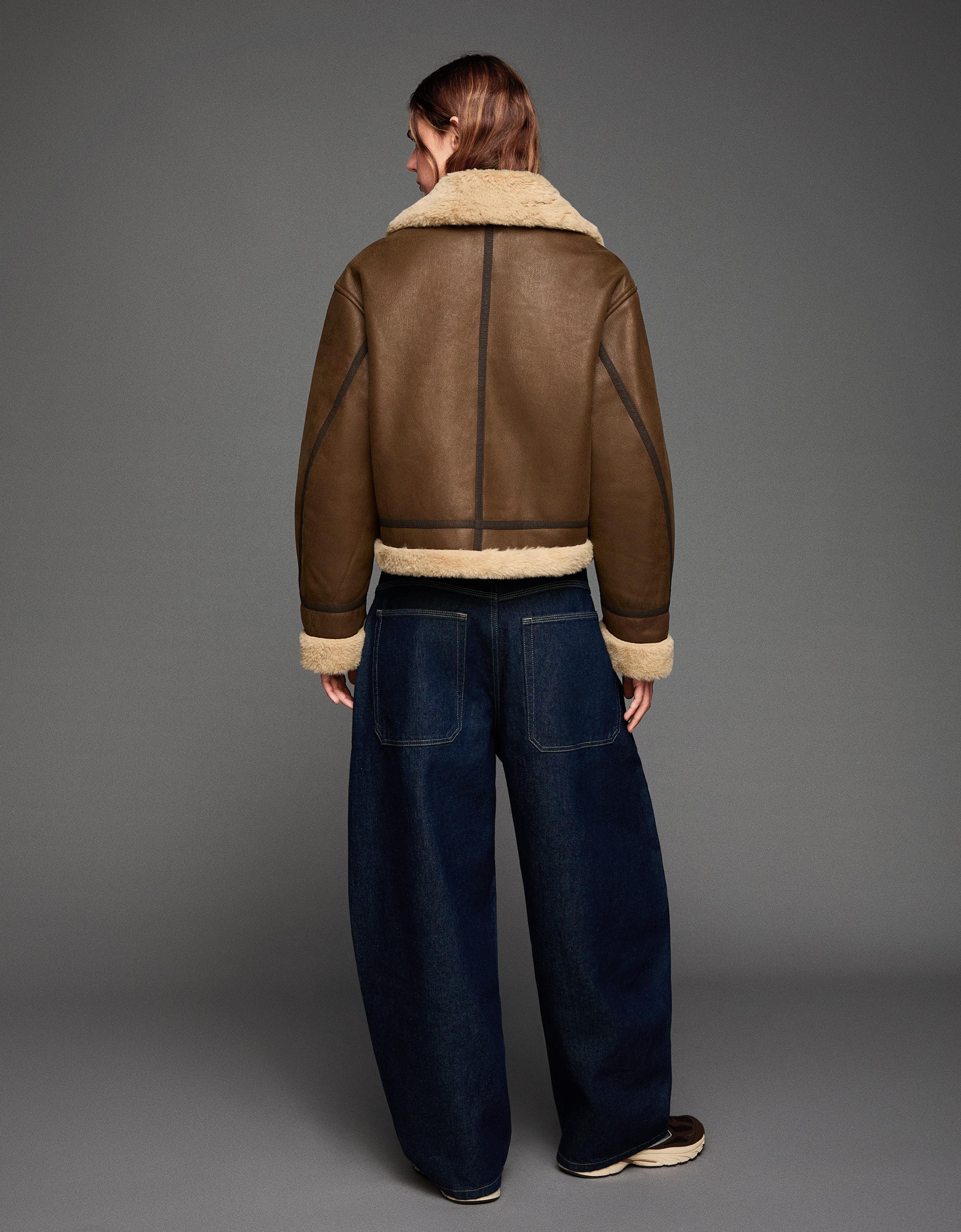 Double-sided jacket - Jackets and trench - Women | Bershka