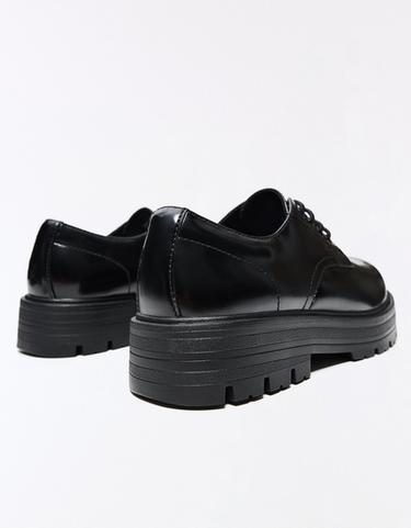 BASIC BLUCHERS — BLACK 3