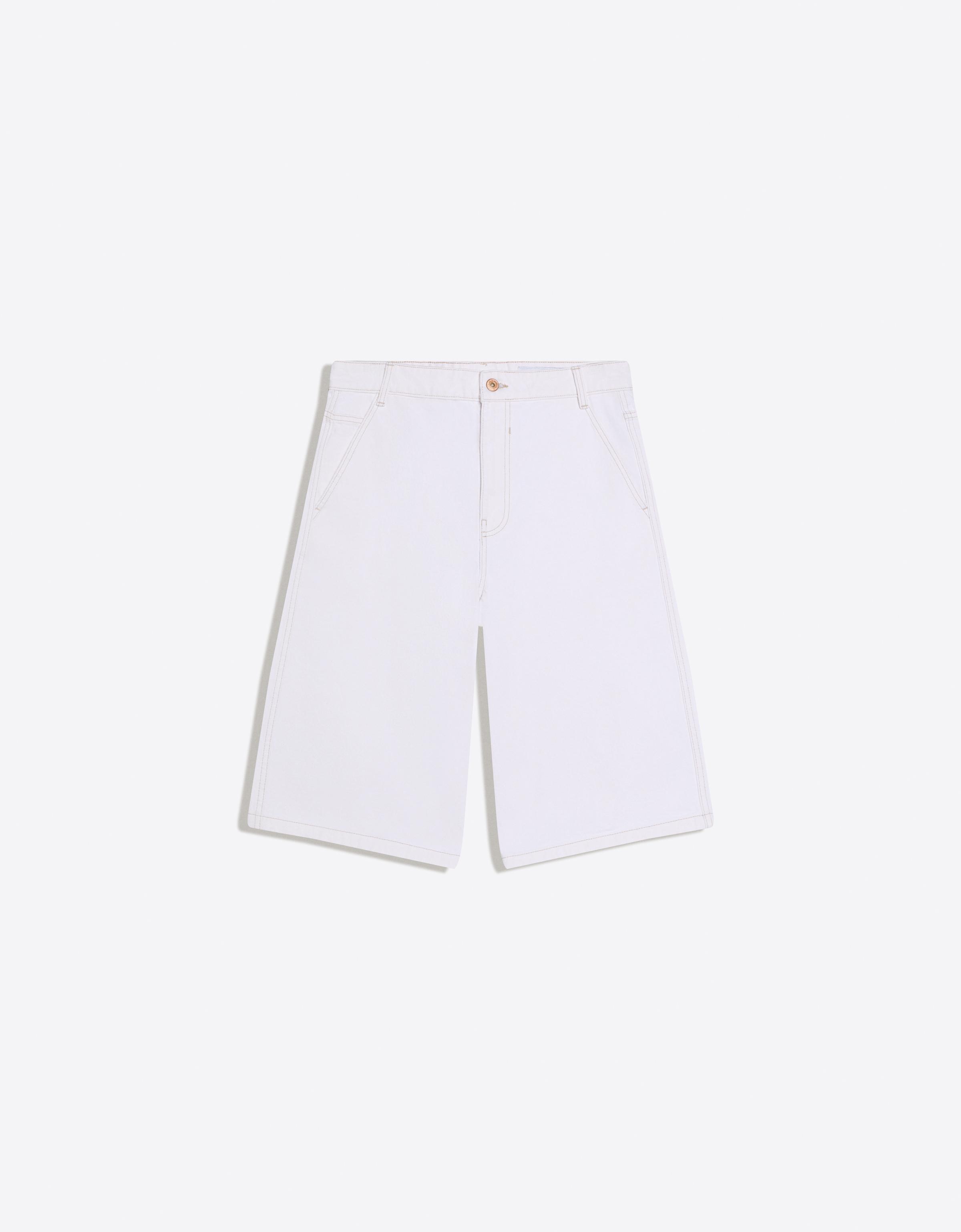 Bershka Skater denim bermuda görsel 2
