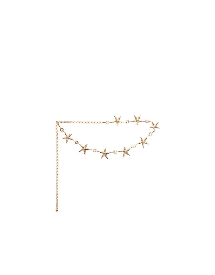 Cinturón cadena estrellas de mar