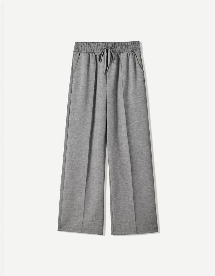 Yumuşak wide leg pantolon