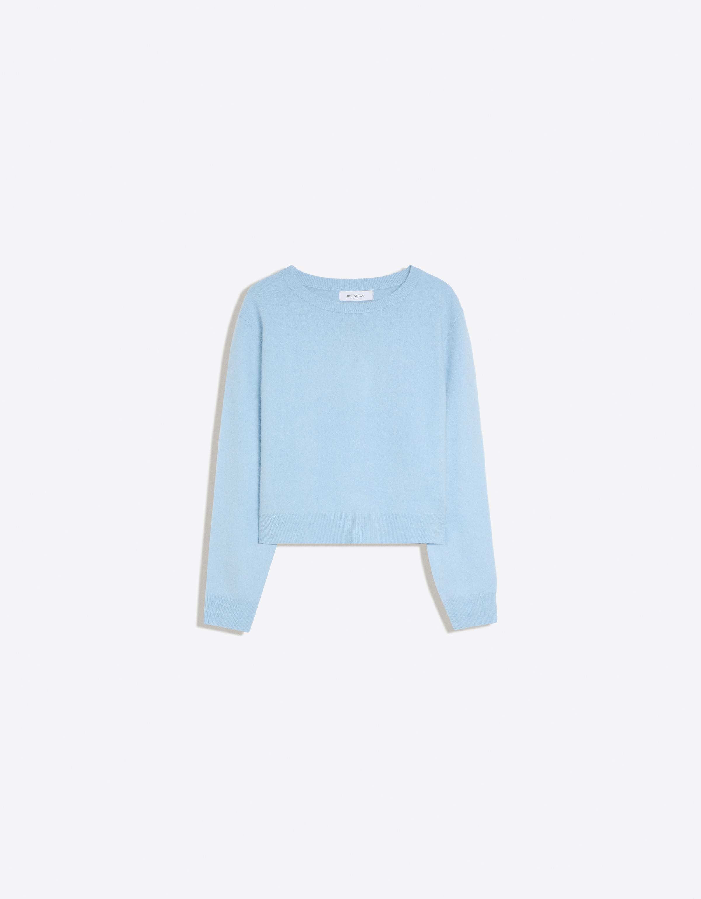 Bershka %100 yün bisiklet yaka kazak