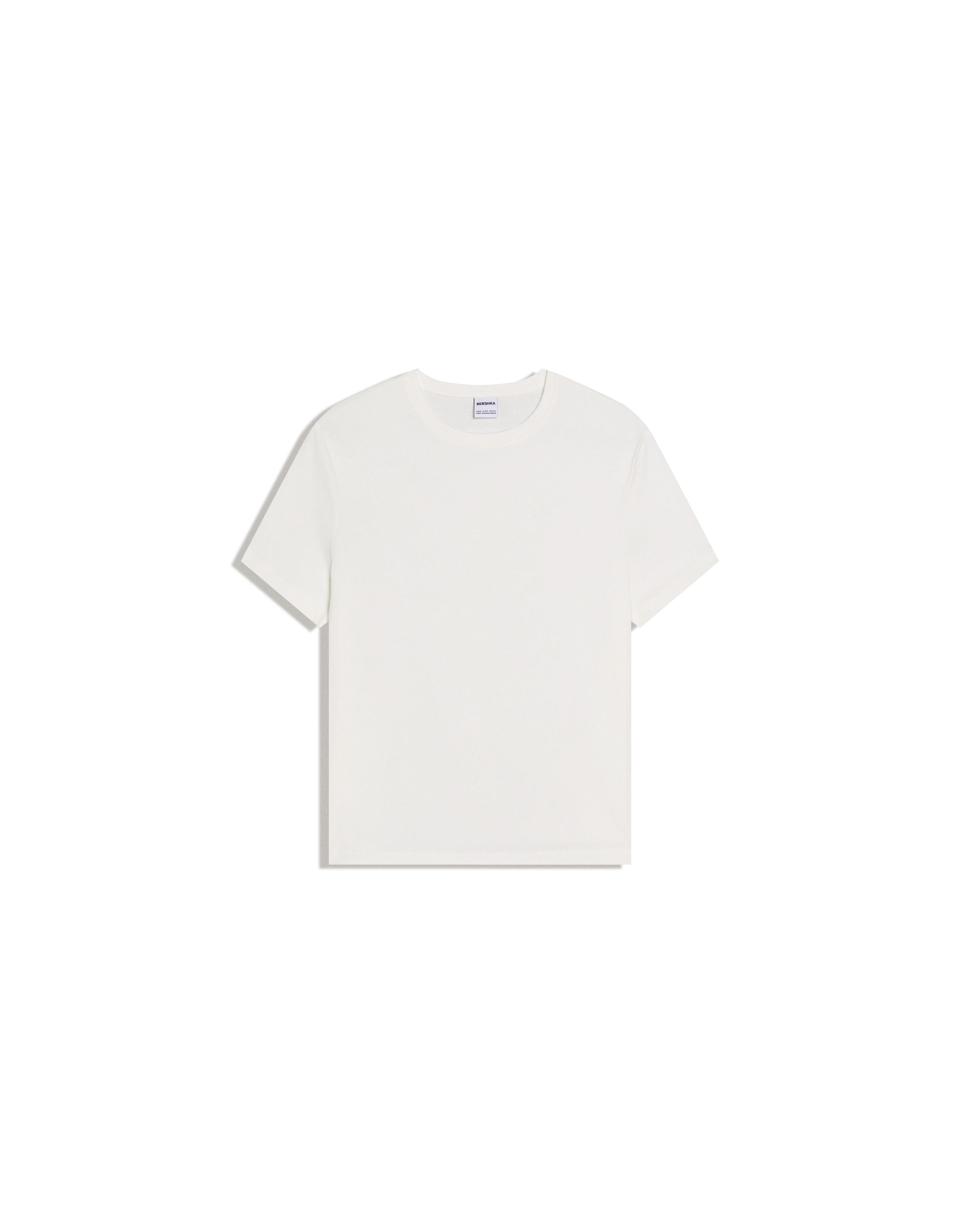 Basic short sleeve T-shirt — Off white