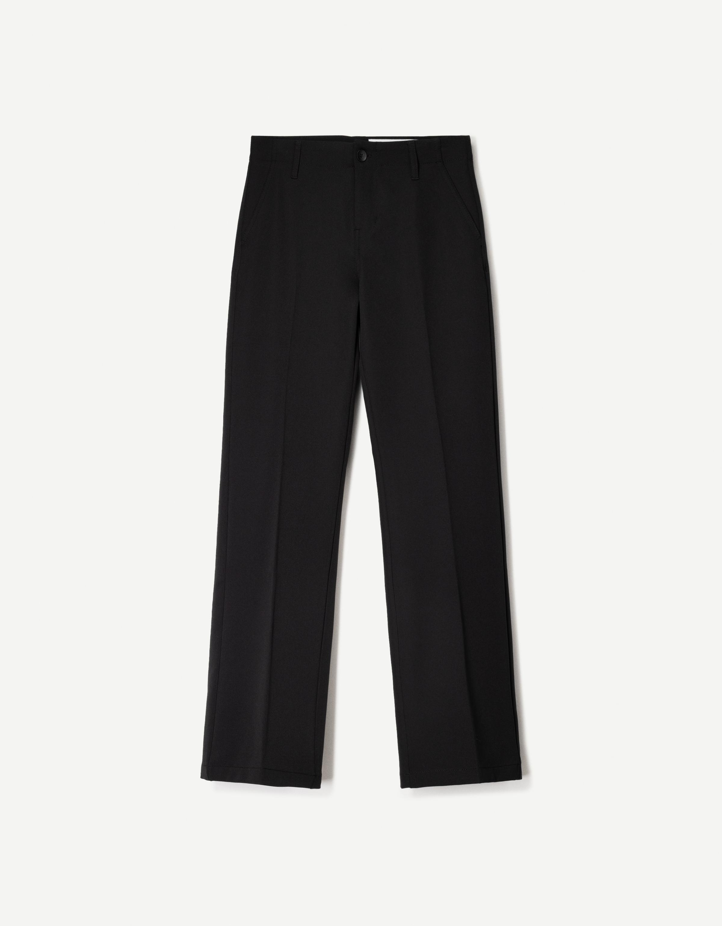 Low-rise boot-cut pants - Pants - Women | Bershka
