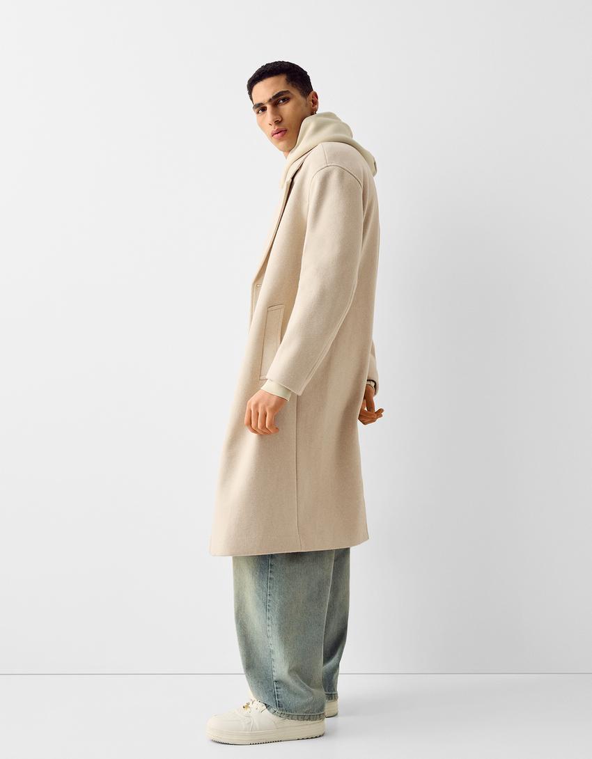 Manteau confort-Sable-1
