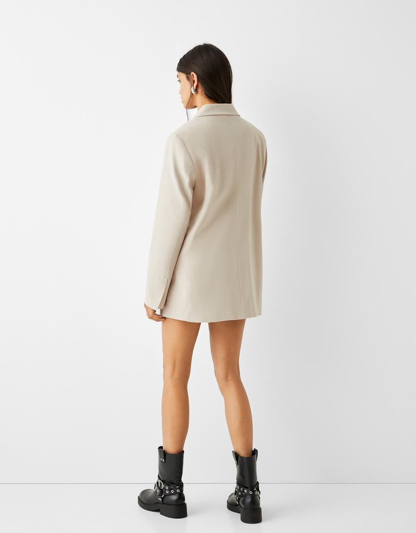 بليزر أساسي بقصّة عادية-بيج-1