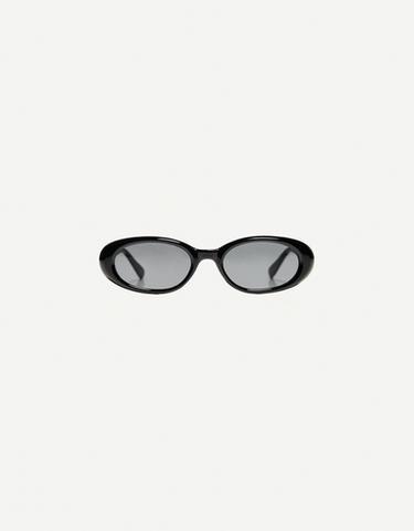 Oval plastic sunglasses — Black 2