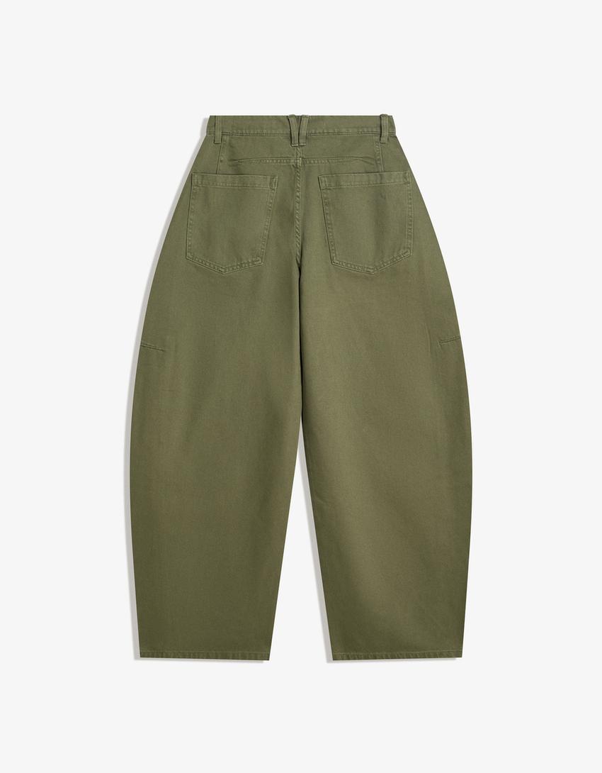 Barrel Hose-Khaki-4