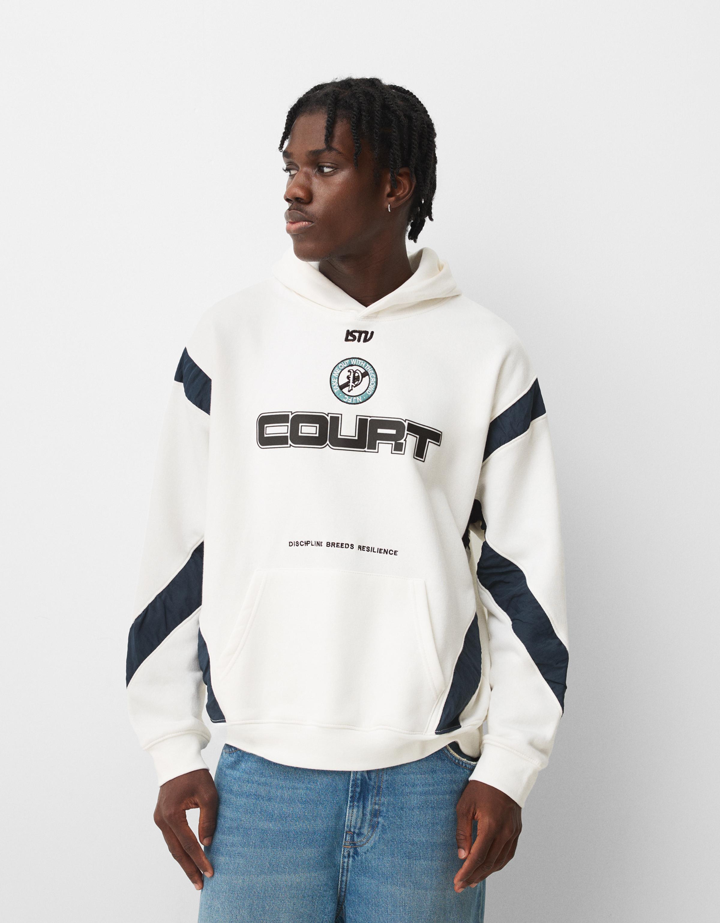 Sports hoodie Men Bershka