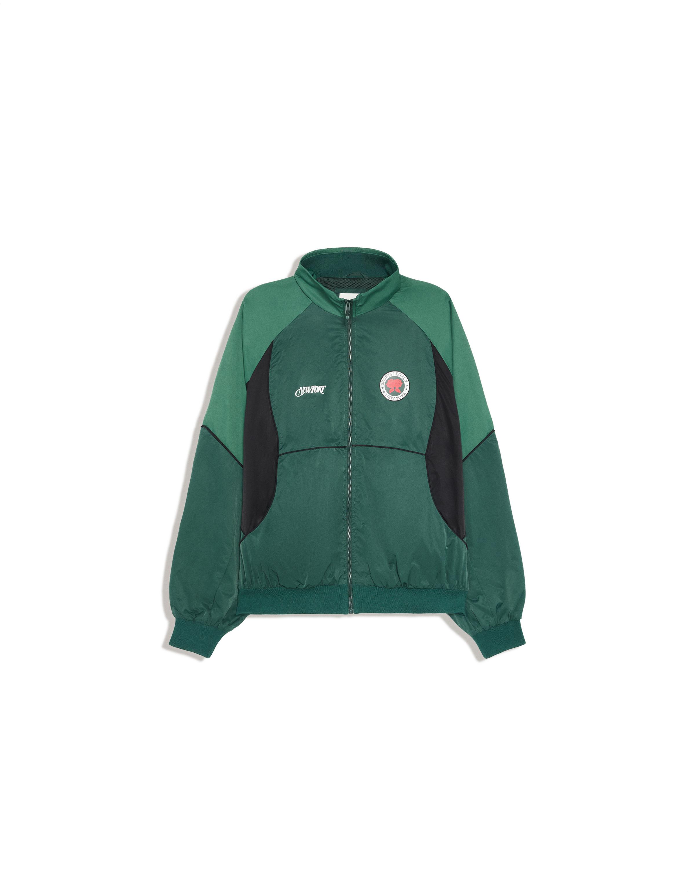 Graphic nylon jacket — Green