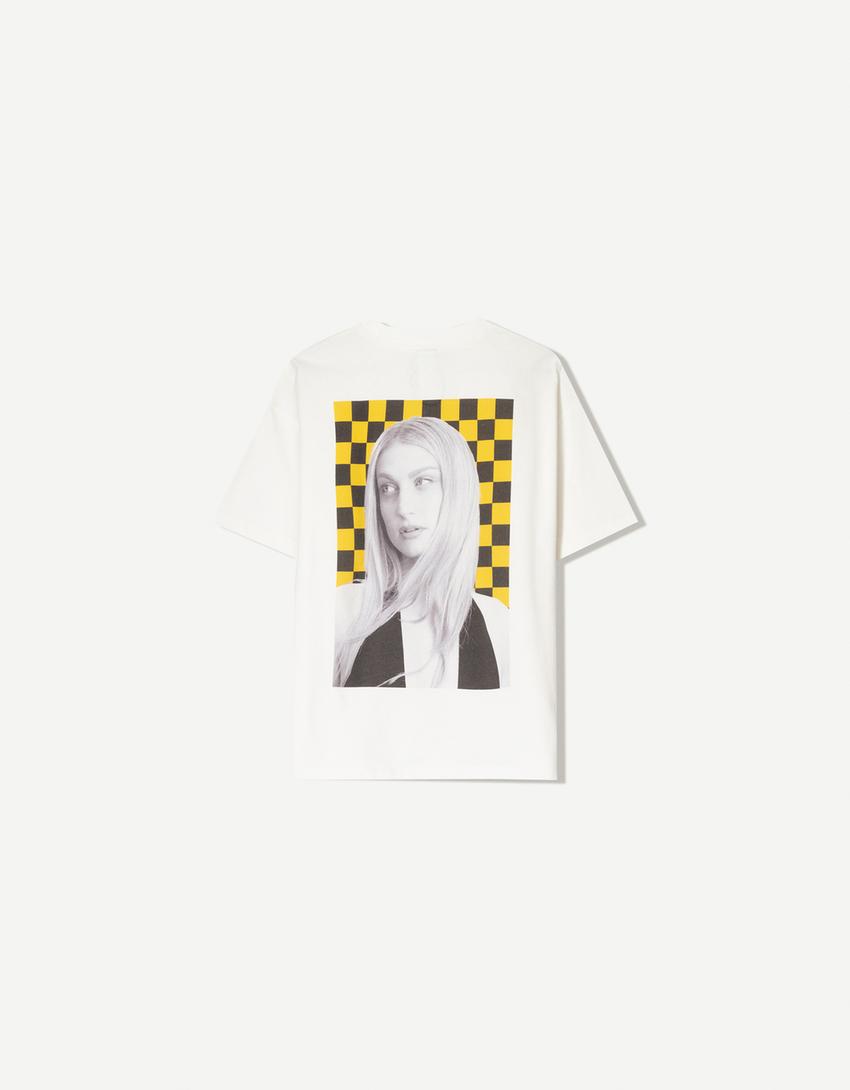 Camiseta Julieta manga corta print-Blanco roto-5